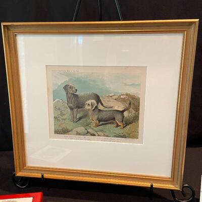 Lot 129 - Dandie Terrier Lithographs & More