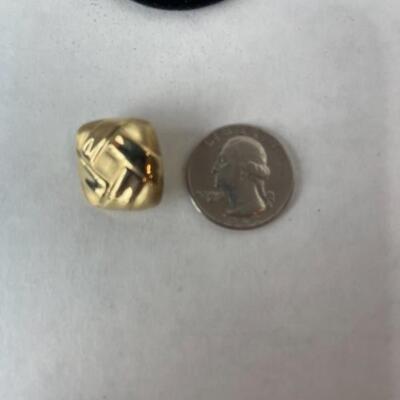 K602 14k Yellow Brushed and Polished Slide/Pendant 