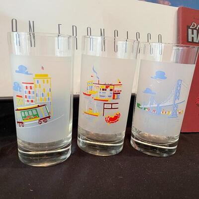 Lot 130 - City by the Bay Art, Glasses, Book