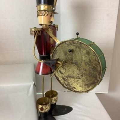 G - 812. Three Metal Sculpted Musicians Lot  