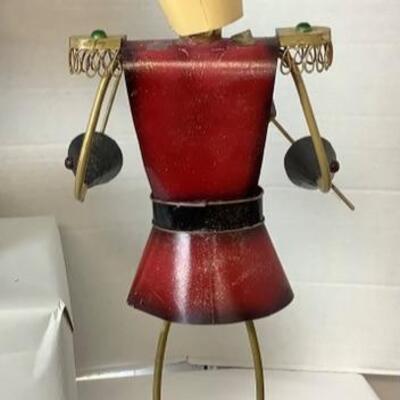 G - 812. Three Metal Sculpted Musicians Lot  