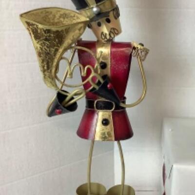 G - 812. Three Metal Sculpted Musicians Lot  