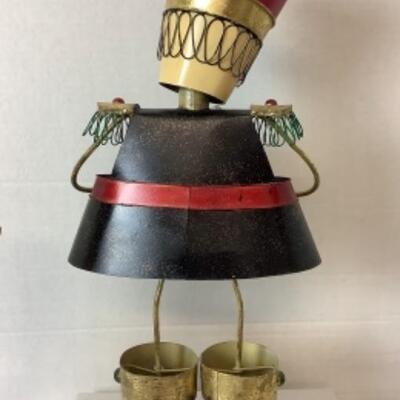 G - 812. Three Metal Sculpted Musicians Lot  