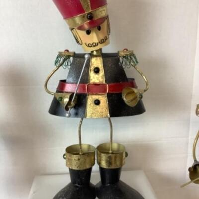 G - 812. Three Metal Sculpted Musicians Lot  