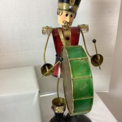 G - 812. Three Metal Sculpted Musicians Lot  