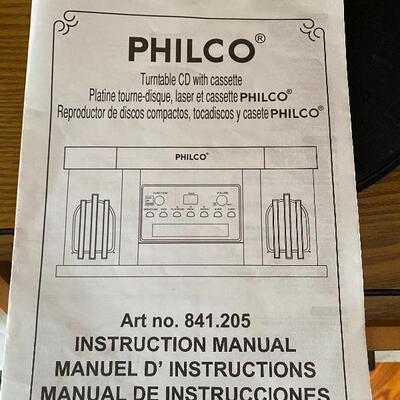 Lot MB122: Philco CD/Record Player and More 
