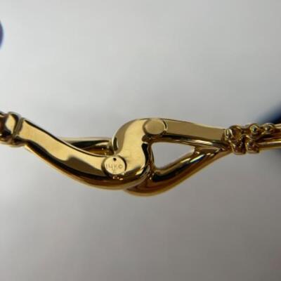 K611 14k Yellow Gold â€œknotâ€ Style Bangle Bracelet 