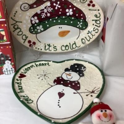 G - 815 Let It Snow Snowman Lot 