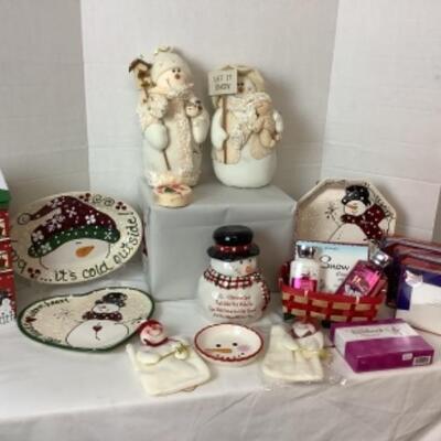 G - 815 Let It Snow Snowman Lot 