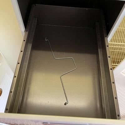 Lot 132 - Locking Metal Filing Cabinet