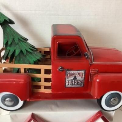 G - 816. Farm Fresh Christmas Trees Red Truck