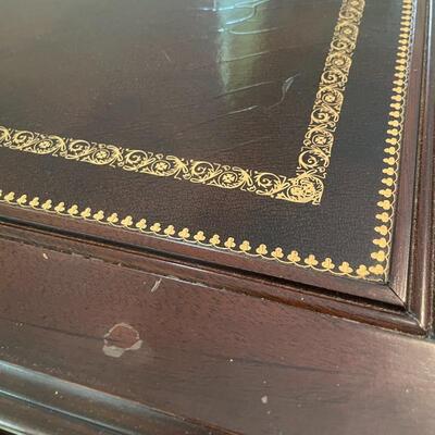 Lot 134 - Leather Top Desk by Sligh