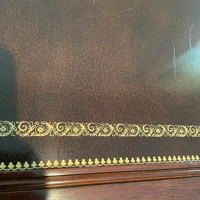 Lot 134 - Leather Top Desk by Sligh