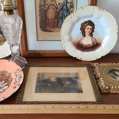 Lot 88: Wallace Nutting, Handpainted Plates and More