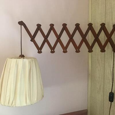 Lot 116B2:  Macrame Owl, Swing-Arm Lamp and More
