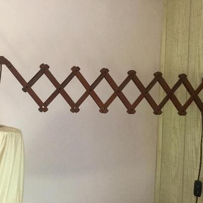 Lot 116B2:  Macrame Owl, Swing-Arm Lamp and More