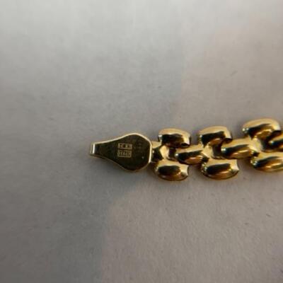 K624 14k Yellow Gold Link Bracelet 
