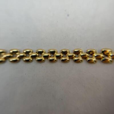 K624 14k Yellow Gold Link Bracelet 