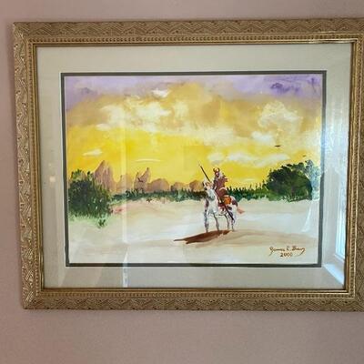 Lot MB134: Framed Art