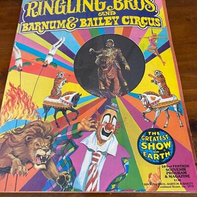 Lot MB136: Clown Art & Circus Souvenir Program 