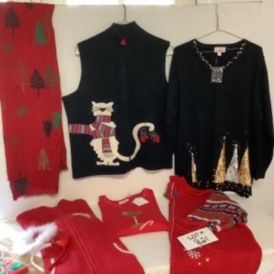 G - 821. Holiday Sweater Lot Size  1. X 