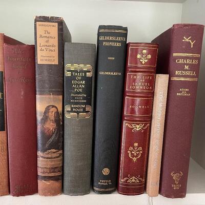 Lot 139 - The Cowboy Artist, 1st Edition & More Vintage Hardcover Books