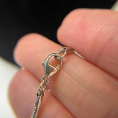 K639 Sterling & 18k Yellow Gold Filigree Necklace 