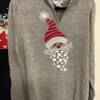 G - 823  Meowy Christmas Sweater Lot. Size XL