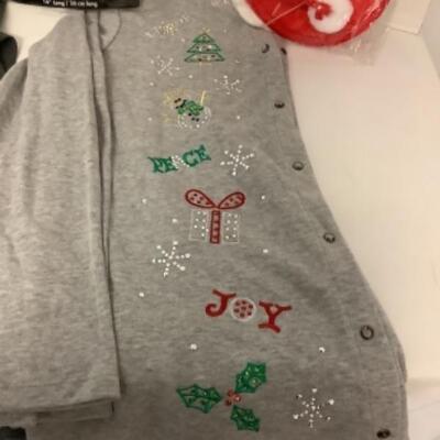 G - 824  Cats At Play Christmas Sweater Lot 