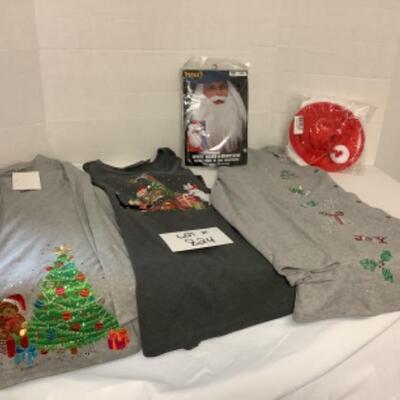 G - 824  Cats At Play Christmas Sweater Lot 