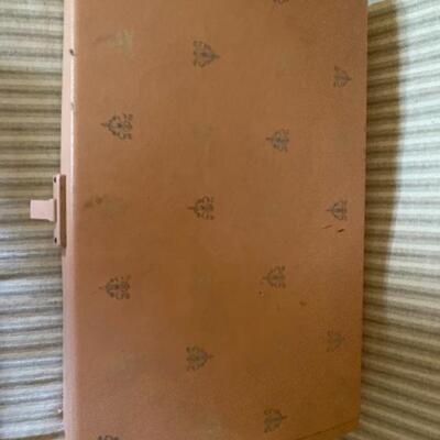 Lot MB148: Vintage Jewelry Box, Lancome Train Case, Mirror and More