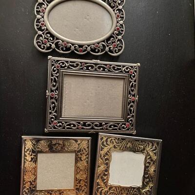 Lot MB148: Vintage Jewelry Box, Lancome Train Case, Mirror and More