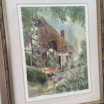 Lot 144 - Leslie Holmes Signed Print, Iden Pottery and Books on Great Britain