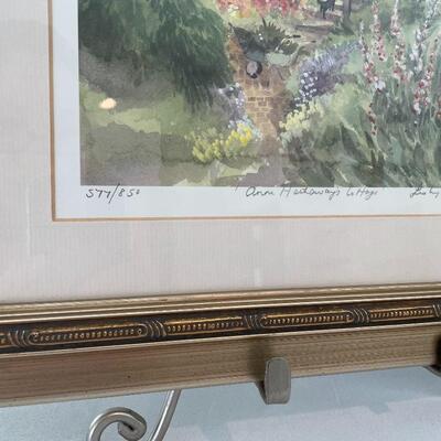 Lot 144 - Leslie Holmes Signed Print, Iden Pottery and Books on Great Britain