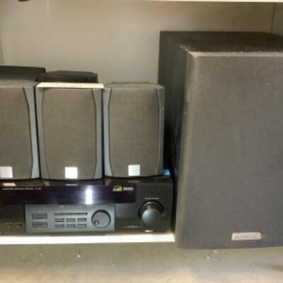 G - 832  Kenwood Audio - Video Surround Receiver VR-405