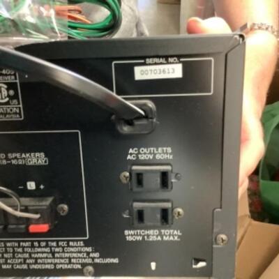 G - 832  Kenwood Audio - Video Surround Receiver VR-405