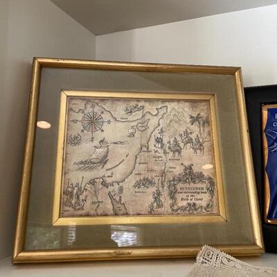 Lot 145 - Bethlehem Map & Books on Religion 