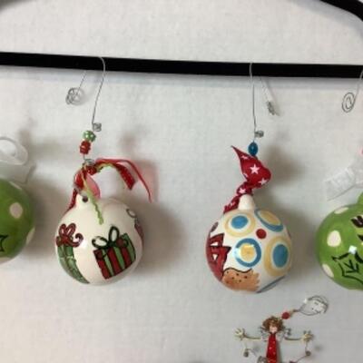 G - 833 Artisan Crafted Ornament Lot 