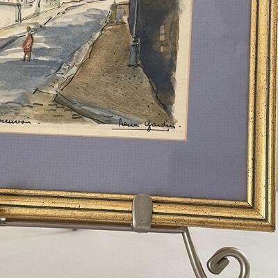 Lot 146 - 3 Pierre Gardin French Watercolors & Normandy Book