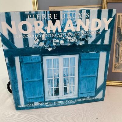 Lot 146 - 3 Pierre Gardin French Watercolors & Normandy Book