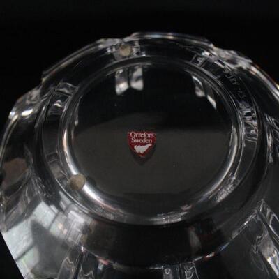 Lot #200: Vintage Orrefors Sweden Crystal Candy Dish Set