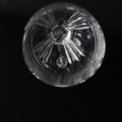 Lot #209: Vintage Bohemia Crystal Bell Czech Republic 