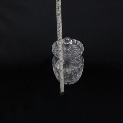 Lot #215: Assorted Vintage Crystal Pieces 