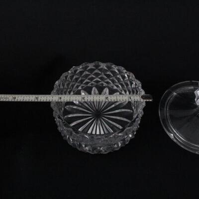 Lot #215: Assorted Vintage Crystal Pieces 