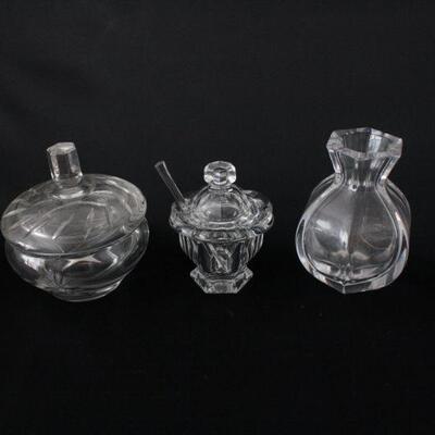 Lot #216: Assorted Crystal and Glass 