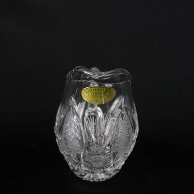 Lot #219: Crystal Cream Pitcher