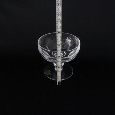 Lot #220: Waterford Crystal Goblet Dessert Dish