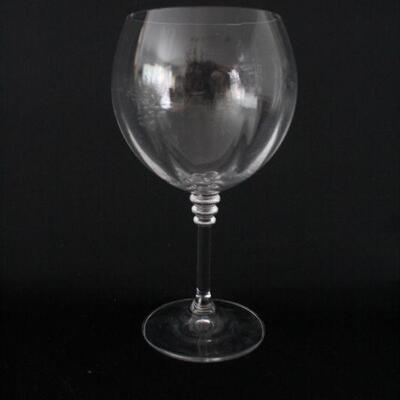 Lot #228: Clear Cut Red Wine Glasses Set