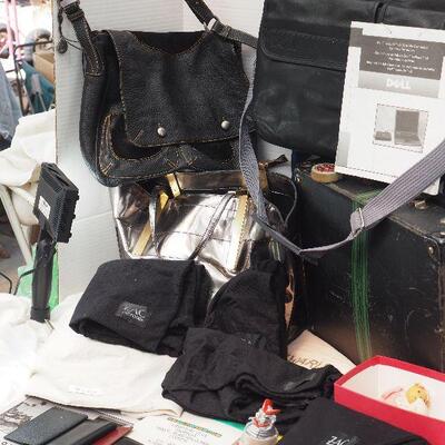 Lot 35, Purses, suitcase, Dell Laptop case