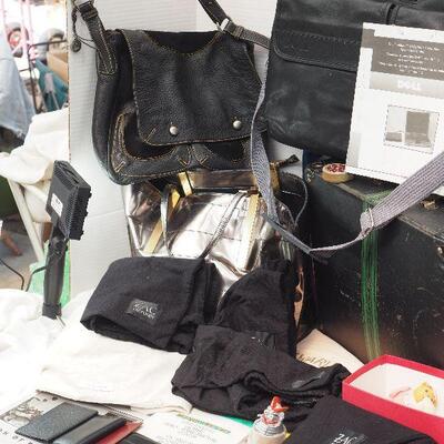 Lot 35, Purses, suitcase, Dell Laptop case